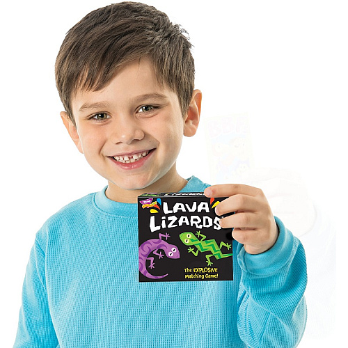 Trend Lava Lizards Three Corner Card Game 63 Card(s) - Fun - Matching - 1 to 4 Players - 1 Each (T20002)