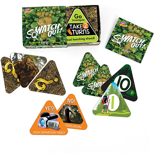 Trend sqWATCH Out! Three Corner Card Game 63 Card(s) - Fun - Mystery - 2 to 4 Players - 1 Each (T20005)
