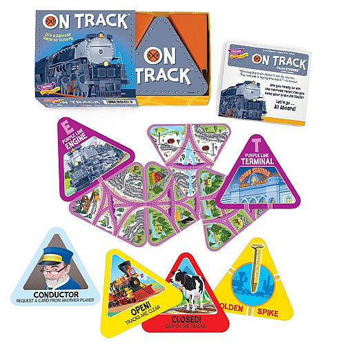 Trend On Track Three Corner Card Game 30 Card(s) - Fun - 2 to 4 Players - 1 Each (T20006)