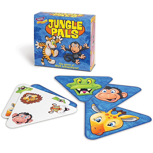Trend Jungle Pals Three Corner Card Game 15 Card(s) - Fun - Matching - 2 to 4 Players - 1 Each (T20007)