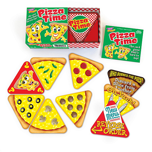 Trend Pizza Time Three Corner Card Game 63 Card(s) - Fun - Mystery - 2 to 4 Players - 1 Each (T20008)