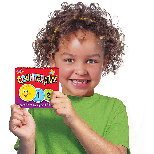 Trend COUNTERpillar Card Game 63 Card(s) - Fun - Math - 1 to 4 Players - 1 Each (T20009)