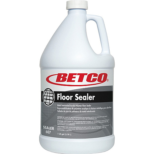 Betco Acrylic Floor Sealer 128 fl oz (4 quart) - Characteristic Scent - Durable, Detergent Resistant, Non-yellowing, Non-powdering, Water Based, Long Lasting - Clear, Milky White - 4 / Carton (6070400CT)