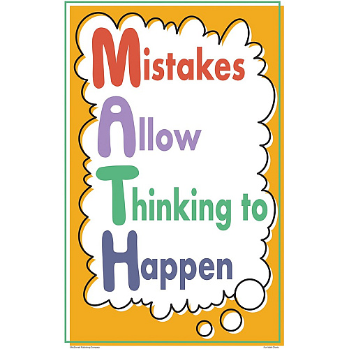 Teacher Created Resources Math Fun Posters 11" Width x 17" Height - Multi (P176)