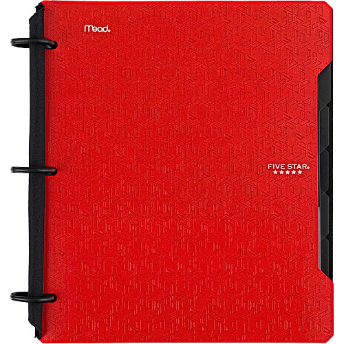 Mead Five Star Flex Hybrid NoteBinder 1" Binder Capacity - 200 Sheet Capacity - Pocket(s): 2 - 5 Divider(s) - Plastic - Multi-colored - TechLock Ring, Durable, Foldable - 1 Each (29328)