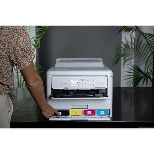 Epson WorkForce Pro WF-C5390 Wireless Inkjet Printer - Color Automatic Duplex Print - Ethernet - Wireless LAN - Plain Paper Print - Gigabit Ethernet - USB (C11CK25201)