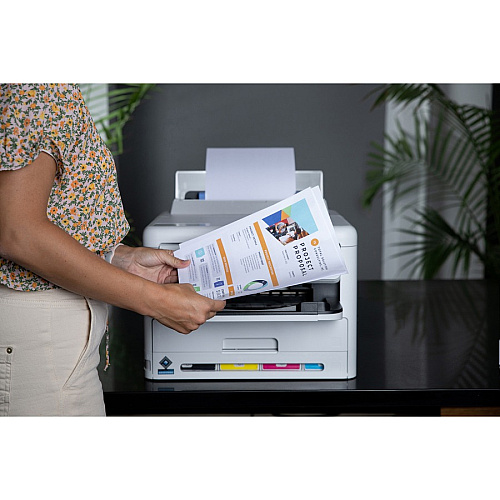 Epson WorkForce Pro WF-C5390 Wireless Inkjet Printer - Color Automatic Duplex Print - Ethernet - Wireless LAN - Plain Paper Print - Gigabit Ethernet - USB (C11CK25201)