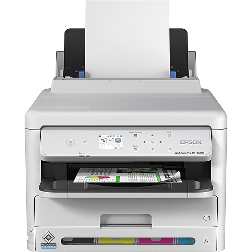 Epson WorkForce Pro WF-C5390 Wireless Inkjet Printer - Color Automatic Duplex Print - Ethernet - Wireless LAN - Plain Paper Print - Gigabit Ethernet - USB (C11CK25201)