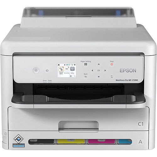 Epson WorkForce Pro WF-C5390 Wireless Inkjet Printer - Color Automatic Duplex Print - Ethernet - Wireless LAN - Plain Paper Print - Gigabit Ethernet - USB (C11CK25201)