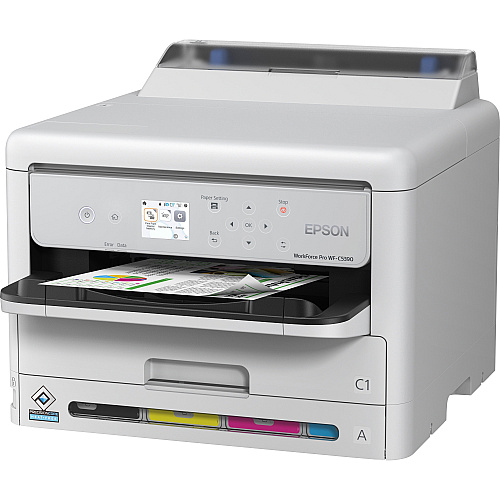 Epson WorkForce Pro WF-C5390 Wireless Inkjet Printer - Color Automatic Duplex Print - Ethernet - Wireless LAN - Plain Paper Print - Gigabit Ethernet - USB (C11CK25201)