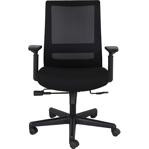 Lorell Mesh High-back Executive Chair High Back - 5-star Base - Black - Armrest - 1 Each (LLR42175)