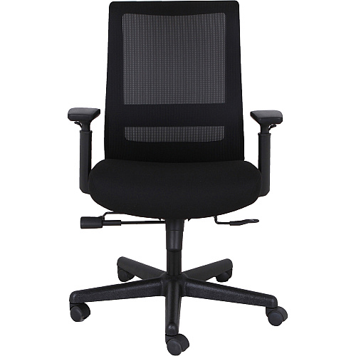 Lorell Mesh High-back Executive Chair High Back - 5-star Base - Black - Armrest - 1 Each (LLR42175)