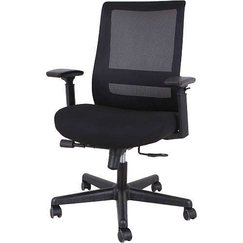 Lorell Mesh High-back Executive Chair High Back - 5-star Base - Black - Armrest - 1 Each (LLR42175)