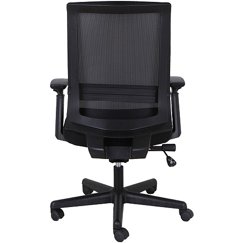 Lorell Mesh High-back Executive Chair High Back - 5-star Base - Black - Armrest - 1 Each (LLR42175)
