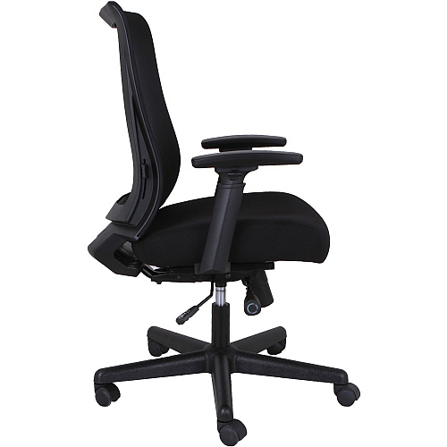 Lorell Mesh High-back Executive Chair High Back - 5-star Base - Black - Armrest - 1 Each (LLR42175)