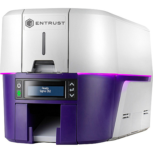 SICURIX Sigma DS2 Double Sided Dye Sublimation/Thermal Transfer Printer - Color - Card Print - USB - Silver, Blue 300 dpi - For Mac, PC - 1 Each (525301005)