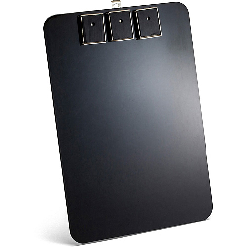 Officemate Magnetic Clipboard, Plastic Plastic - Black - 1 Each (83215)