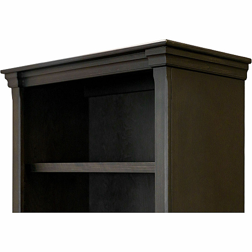 Martin Kingston Office Desking Unit 78" Height x 36" Width x 14" Depth - 5 Shelve(s) - 4 Adjustable Shelf(ves) - Material: Wood - Finish: Dark Chocolate, Rub Through - 1 Each (IMKN3678D)