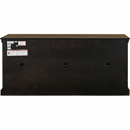 Martin Kingston Office Desking Unit 32" Height x 67" Width x 18" Depth - 4 Door(s) - 3 Adjustable Shelf(ves) - Material: Wood - Finish: Dark Chocolate, Rub Through - 1 Each (IMKN370)