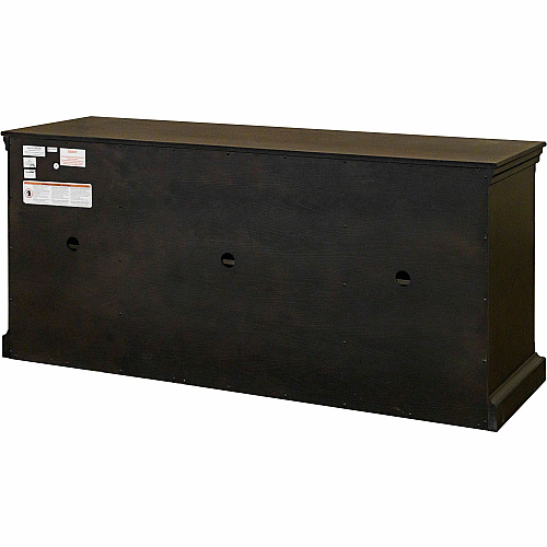 Martin Kingston Office Desking Unit 32" Height x 67" Width x 18" Depth - 4 Door(s) - 3 Adjustable Shelf(ves) - Material: Wood - Finish: Dark Chocolate, Rub Through - 1 Each (IMKN370)
