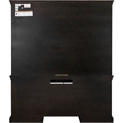 Martin Kingston Office Desking Unit 30" Height x 66" Width x 22" Depth - Total Drawer(s): 7 - Material: Wood - Finish: Dark Chocolate, Rub Through - 1 Each (IMKN689)