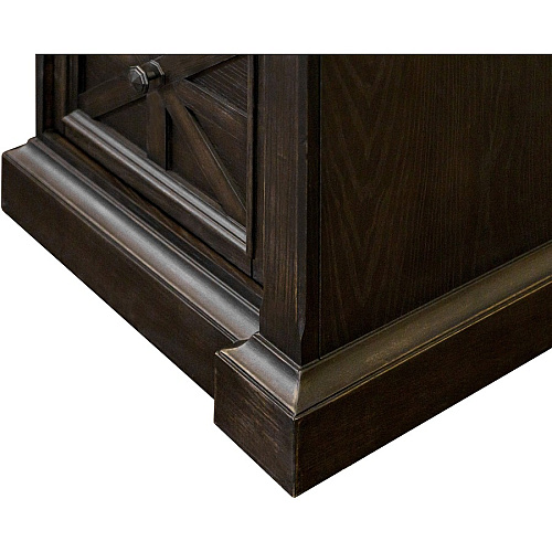 Martin Kingston Office Desking Unit 30" Height x 66" Width x 22" Depth - Total Drawer(s): 7 - Material: Wood - Finish: Dark Chocolate, Rub Through - 1 Each (IMKN689)