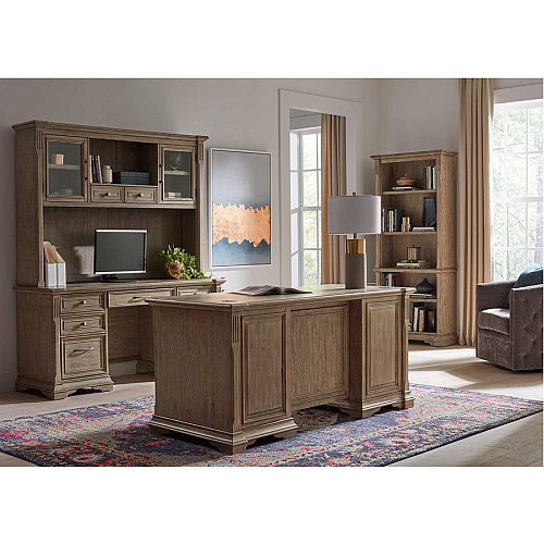Martin Bristol Office Desking Unit 76" Height x 36" Width x 14" Depth - 5 x Utility, File Drawer(s) - Double Pedestal (IMBR680)