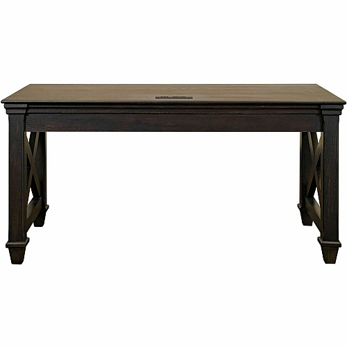 Martin Kingston Office Desking Unit 30" Height x 60" Width x 28" Depth - Total Drawer(s): 3 - Material: Wood - Finish: Dark Chocolate, Rub Through - 1 Each (IMKN384)