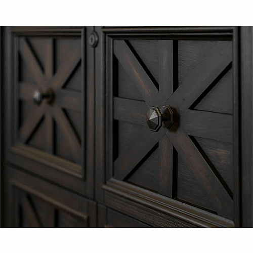 Martin Kingston Office Desking Unit 30" Height x 36" Width x 21" Depth - Total Drawer(s): 2 - Material: Wood - Finish: Dark Chocolate, Rub Through - 1 Each (IMKN450)