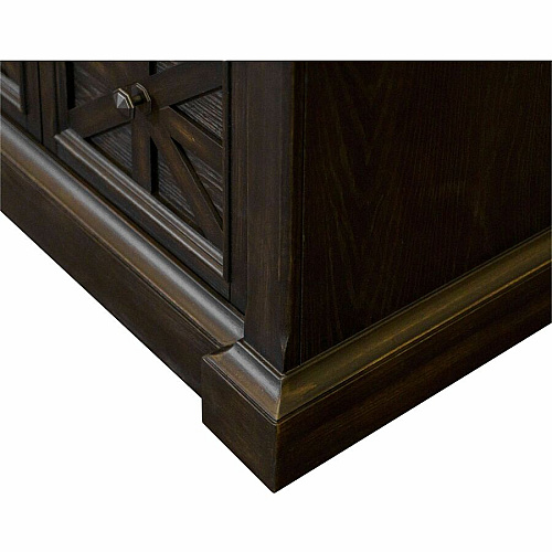 Martin Kingston Office Desking Unit 30" Height x 36" Width x 21" Depth - Total Drawer(s): 2 - Material: Wood - Finish: Dark Chocolate, Rub Through - 1 Each (IMKN450)