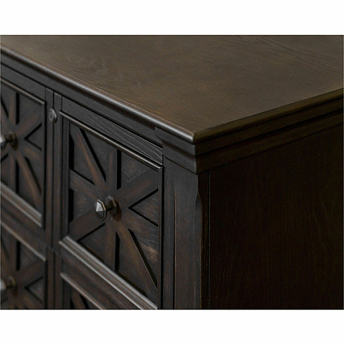 Martin Kingston Office Desking Unit 30" Height x 36" Width x 21" Depth - Total Drawer(s): 2 - Material: Wood - Finish: Dark Chocolate, Rub Through - 1 Each (IMKN450)