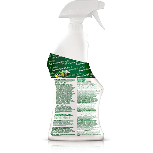 OdoBan Eucalyptus Deodorizer Disinfectant Spray Ready-To-Use - 32 fl oz (1 quart) - Original Eucalyptus Scent - Deodorize, Residue-free, Freshen, Mildewstatic - Green - 12 / Carton (910062Q12CT)
