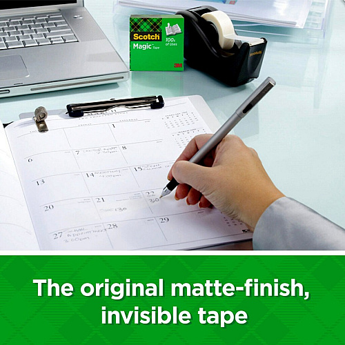Scotch Magic Tape 72 yd Length x 0.75" Width - 3" Core - Clear - 2 / Pack (8103472)