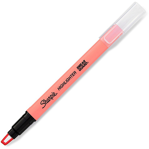 Sharpie Clear View Highlighter Fine Chisel Marker Point - Yellow, Pink, Orange, Coral, Blue, Purple, Fluorescent Green Ink - 8 / Pack (2128218)