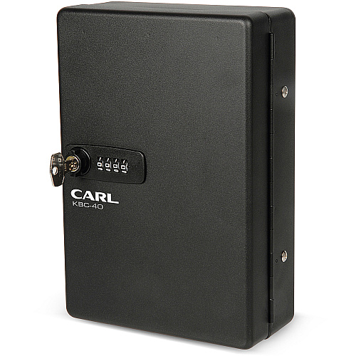 CARL Combination Key Cabinet Combination Lock, Pre-drilled Mounting Hole - Black - Plastic (81040)