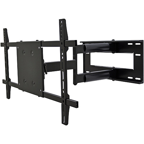 Rocelco VLDA Mounting Bracket for TV, Flat Panel Display - Black 2 Display(s) Supported - 37" to 70" Screen Support - 150 lb Load Capacity - 200 x 200, 600 x 400, 100 x 100, 400 x 200, 300 x 300, 400 x 400 - VESA Mount Compatible - 1 Each (RVLDA)