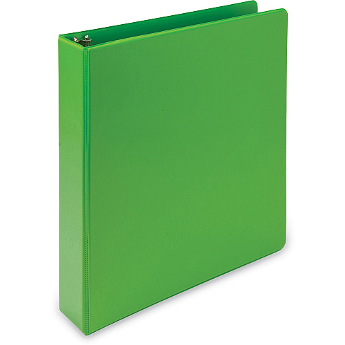 Samsill Earth's Choice Plant-based View Binders 1 1/2" Binder Capacity - Letter - 8 1/2" x 11" Sheet Size - 3 Ring(s) - Fastener(s): Round Ring - Chipboard, Polypropylene, Plastic - Lime - Recycled - Bio-based, Durable, Recyclable, Punched, Cle (MP286578)