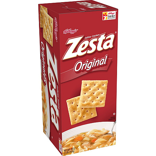 Kellogg's Zesta Saltine Crackers Original - 16 oz - 1 Box (00133)