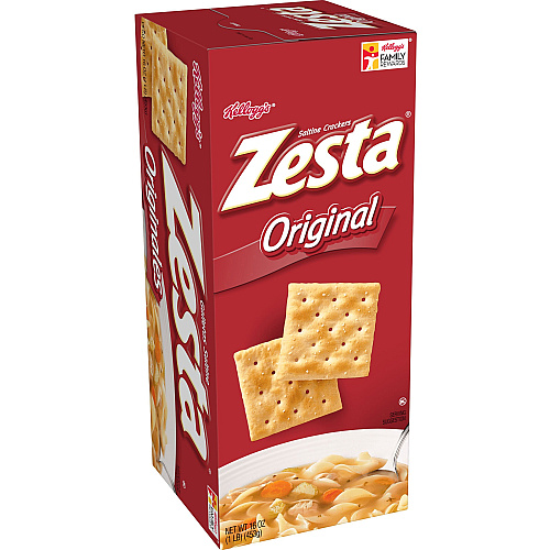Kellogg's Zesta Saltine Crackers Original - 16 oz - 1 Box (00133)