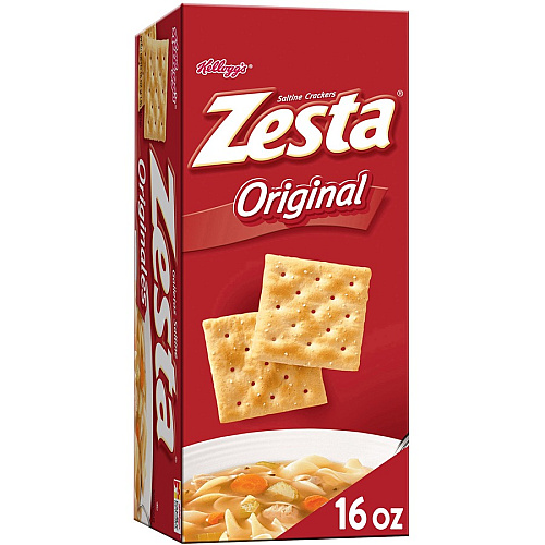 Kellogg's Zesta Saltine Crackers Original - 16 oz - 1 Box (00133)