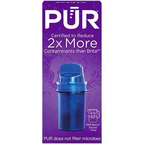 Honeywell PUR Pitcher Filter Dispenser, Pitcher - Pitcher - 40 gal Filter Life (Water Capacity)2 Month Filter Life (Duration) - 640 Cups Pitcher Capacity - 1 Each - Blue (PPF900ZV1)