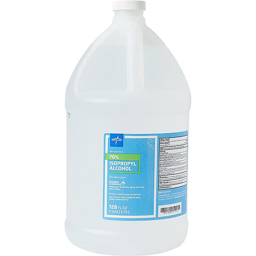 Medline Isopropyl Rubbing Alcohol For Minor Cut, Scrape, Burn - 1 gal - 4 / Carton (MDS098016CT)