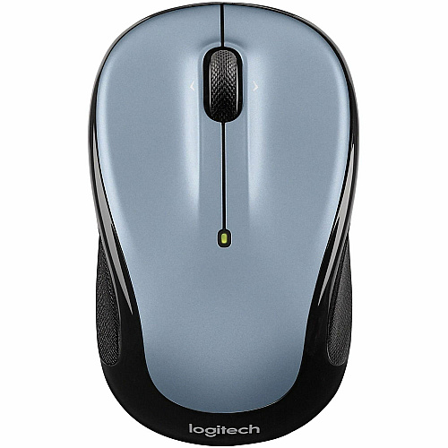 Logitech M325S Wireless Mouse Optical - Wireless - Radio Frequency - 2.40 GHz - Silver - USB - 1000 dpi - Tilt Wheel - 5 Button(s) - 3 Programmable Button(s) - Small Hand/Palm Size - Symmetrical - 1 Each (910006824)