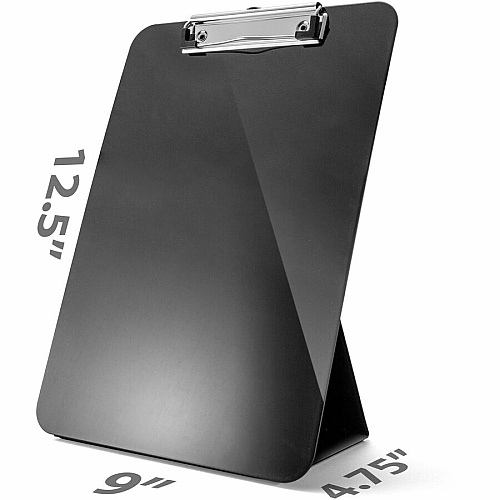 Officemate Easel Clipboard Storage for Paper - Heavy Duty - Black - 1 Each (83039)