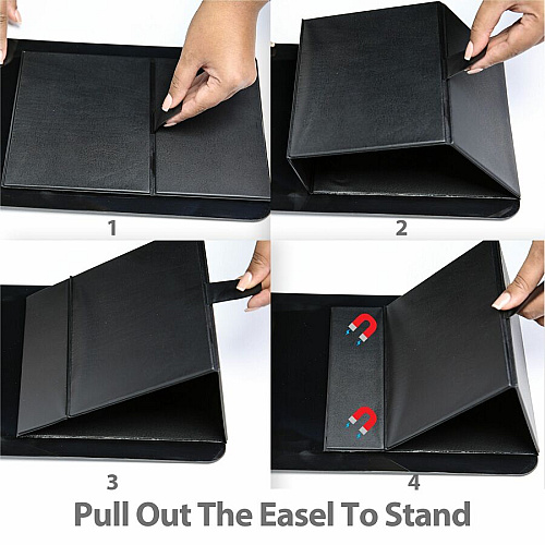 Officemate Easel Clipboard Storage for Paper - Heavy Duty - Black - 1 Each (83039)