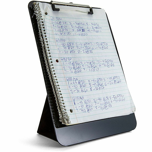 Officemate Easel Clipboard Storage for Paper - Heavy Duty - Black - 1 Each (83039)