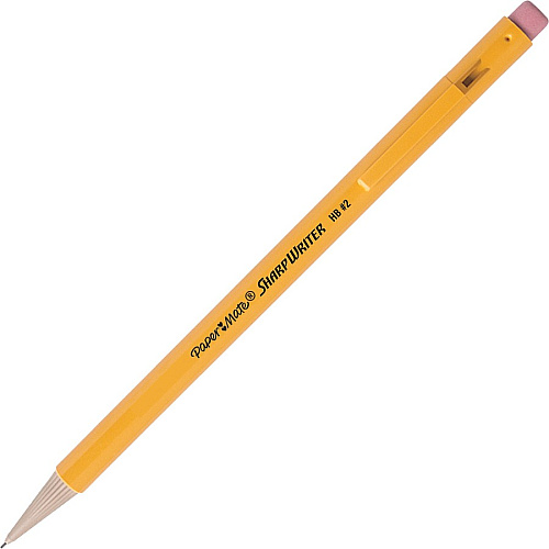 Paper Mate Sharpwriter Mechanical Pencils 0.7 mm Black Lead - HB/#2 - Yellow Barrel - 6 / Pack (2131975)