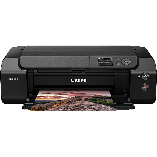 Canon imagePROGRAF PRO-300 Desktop Wireless Inkjet Printer - Color 4800 x 2400 dpi Print - Ethernet - Wireless LAN - Apple AirPrint, Canon PRINT App, Mopria Print Service, Wireless PictBridge, Canon Print Service Plug-in, PIXMA Cloud Link, Easy (IPPRO300)