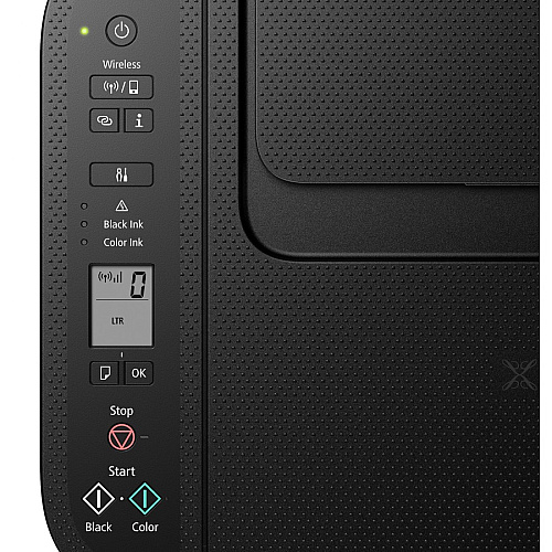 Canon PIXMA TS3520BK Wireless Inkjet Multifunction Printer - Color - Black