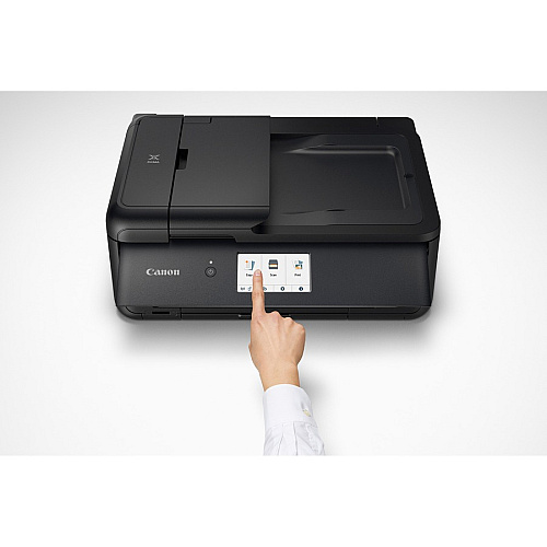 Canon PIXMA TS9520BK Wireless Inkjet Multifunction Printer - Color - Black